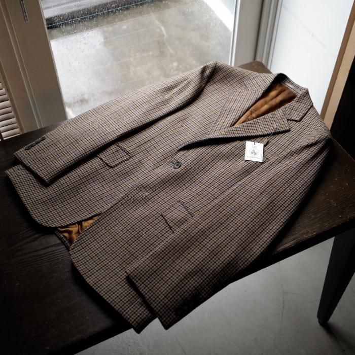CORDINGS】「GREY FOX」ガングラブチェックツイードジャケット CORDINGS】「GREY FOX」ガングラブチェックツイードジャケット