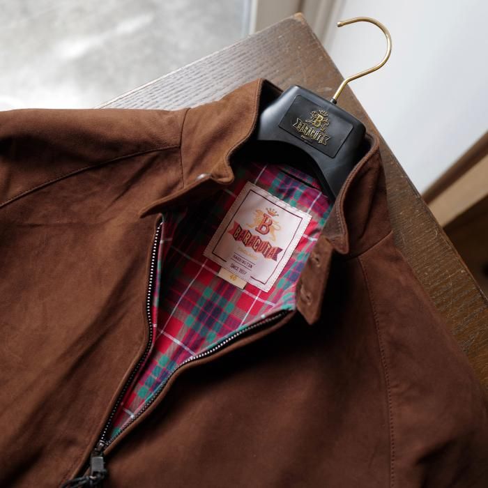 BARACUTA】「G9 スエード」 ゴートスエードハリントンジャケット