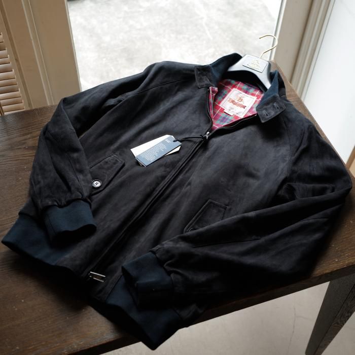 BARACUTA】「G9 スエード」 ゴートスエードハリントンジャケット