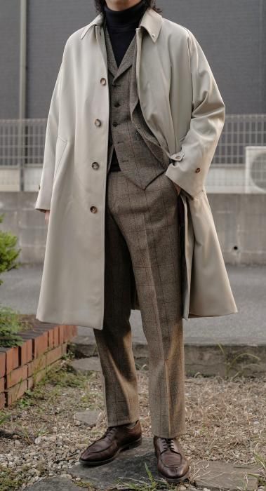 Whiteley&Green】「Huddersfield」Cavalry twill シングル Whiteley&Green】「Huddersfield」Cavalry twill シングル