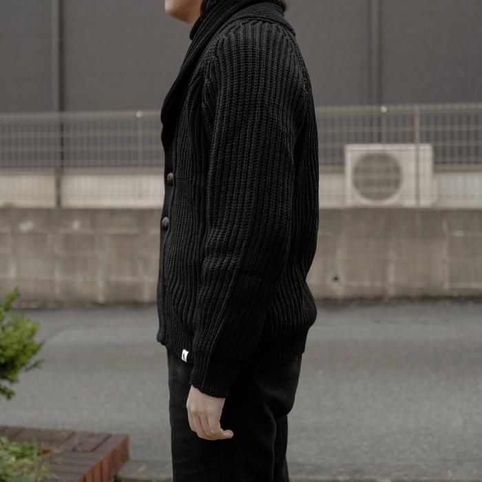 PEREGRINE】「WILKINSON」ショールカラーローゲージカーディガン