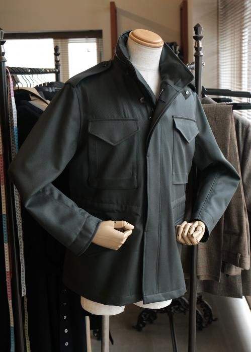 【2024】お歳暮・冬ギフト Whiteley&Green】 M-65型フィールド twill 「Meltham」Cavalry ジャケット・アウター