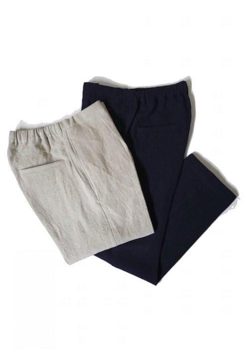 ザ・ロウ コッソ ウール混スキニーパンツ アメリカ製 ブラック Shinzone｜レース スイッチング パンツ LACE SWITCHING PANTS
