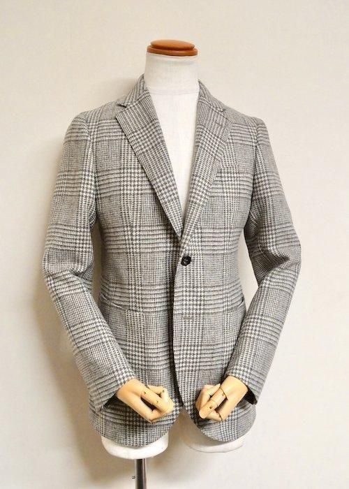 SIPARIO by STILE LATINO】ソフトツィード グレージュグレンチェック柄