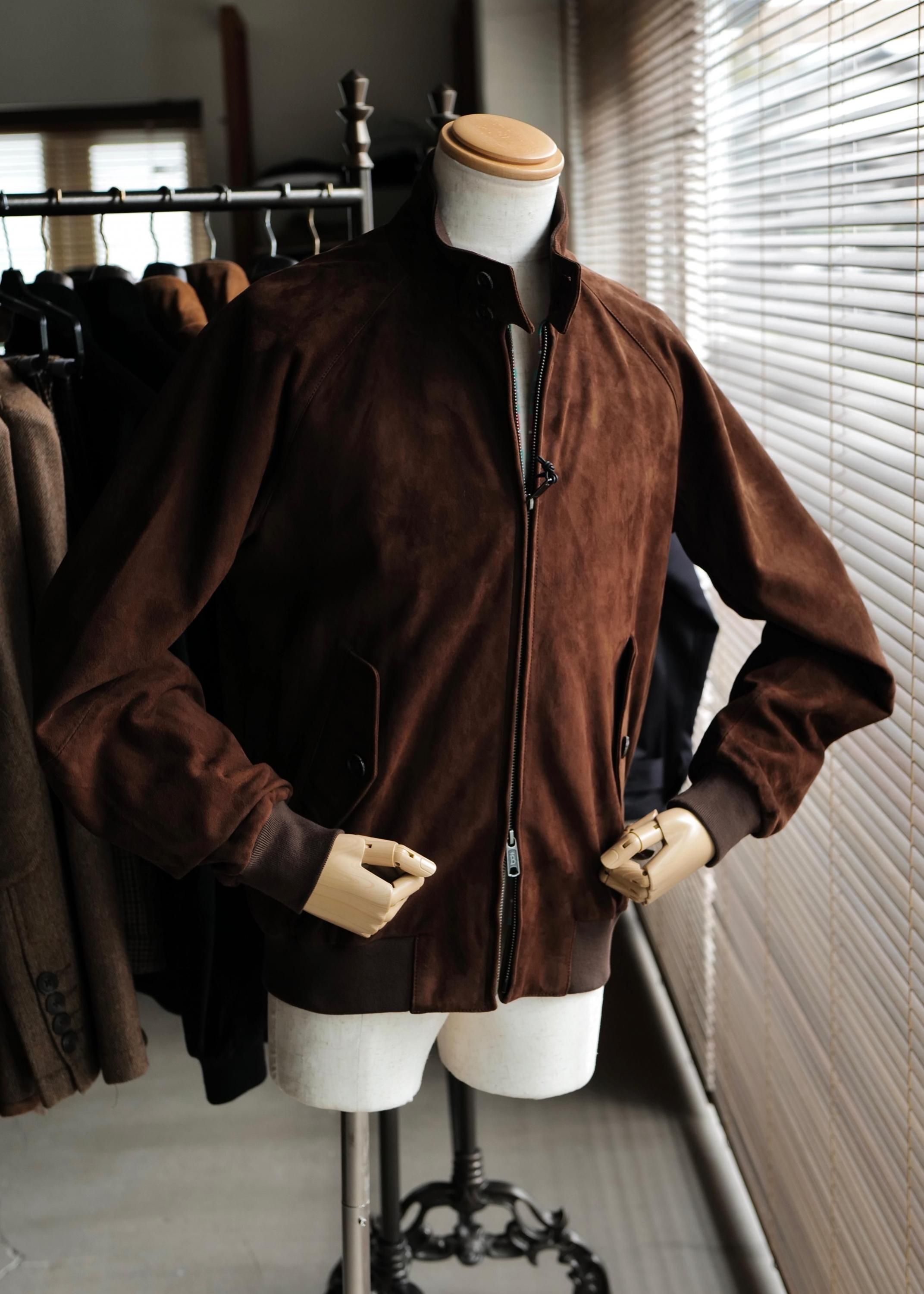 BARACUTA】「G9 スエード」 ゴートスエードハリントンジャケット