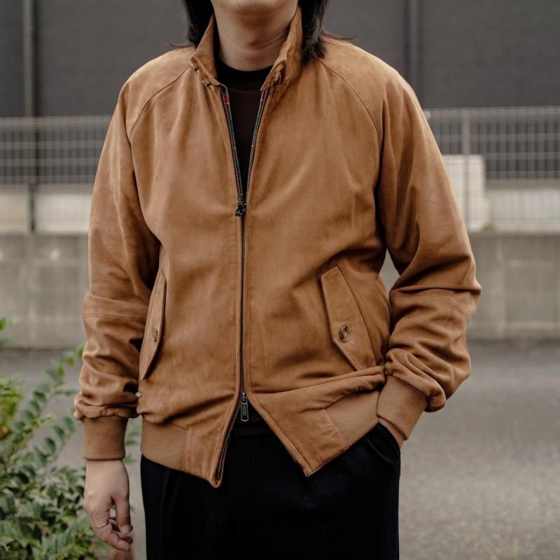 BARACUTA】「G9 スエード」 ゴートスエードハリントンジャケット