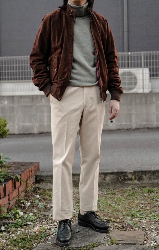 BARACUTA】「G9 スエード」 ゴートスエードハリントンジャケット