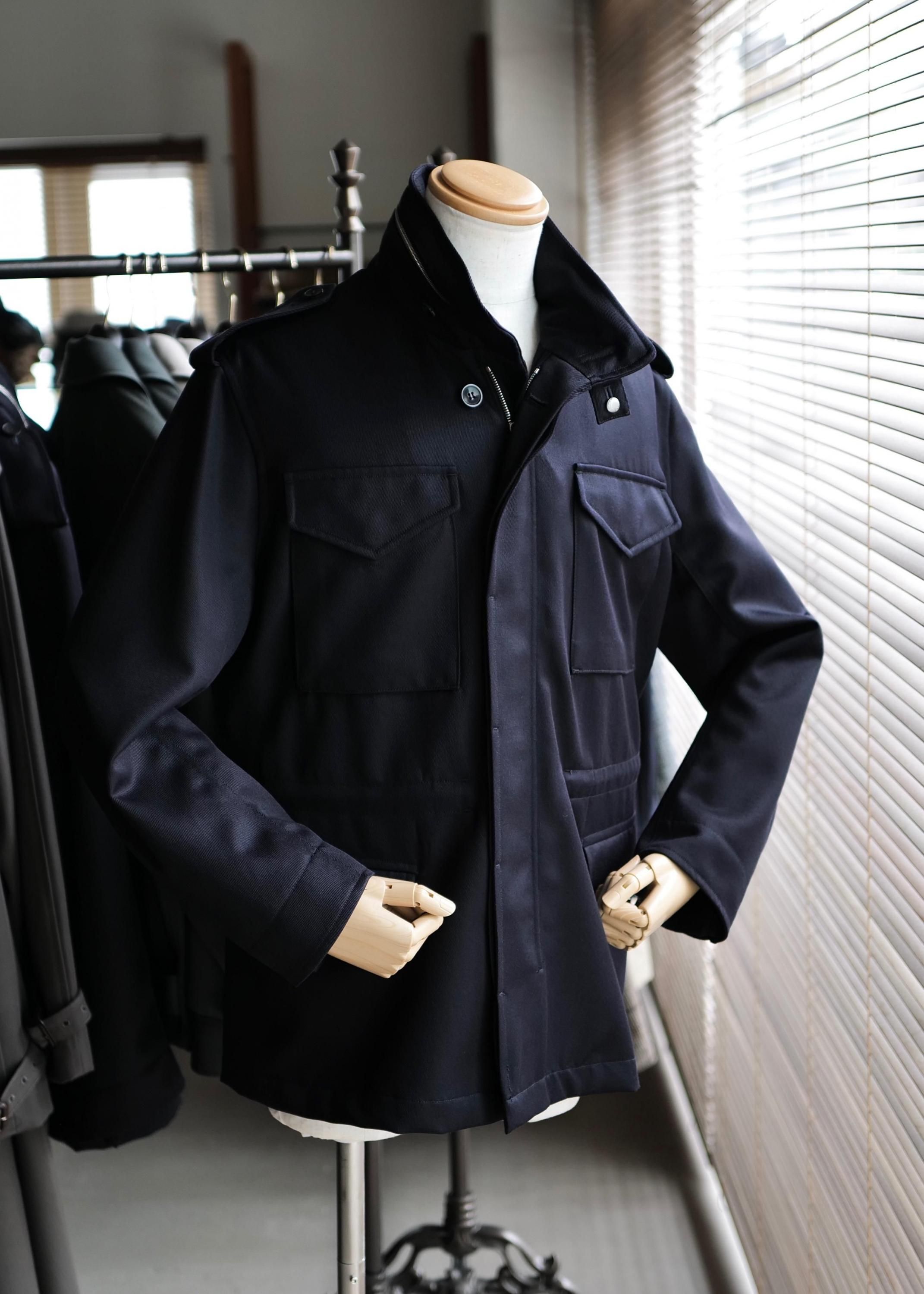 Whiteley&Green】 「Meltham」Cavalry twill M-65型フィールド