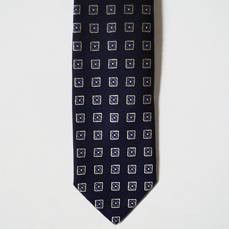 新品☆Franco bassi　ドット柄ネクタイ タグ付　イタリア製　ネイビー シルクドット柄タイ｜FRANCO BASSI（フランコバッシ）｜TOKYOlife