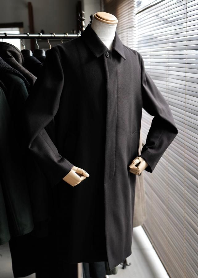 Settefili Cashmere】ダブルショールカラー ラグランカーディガン