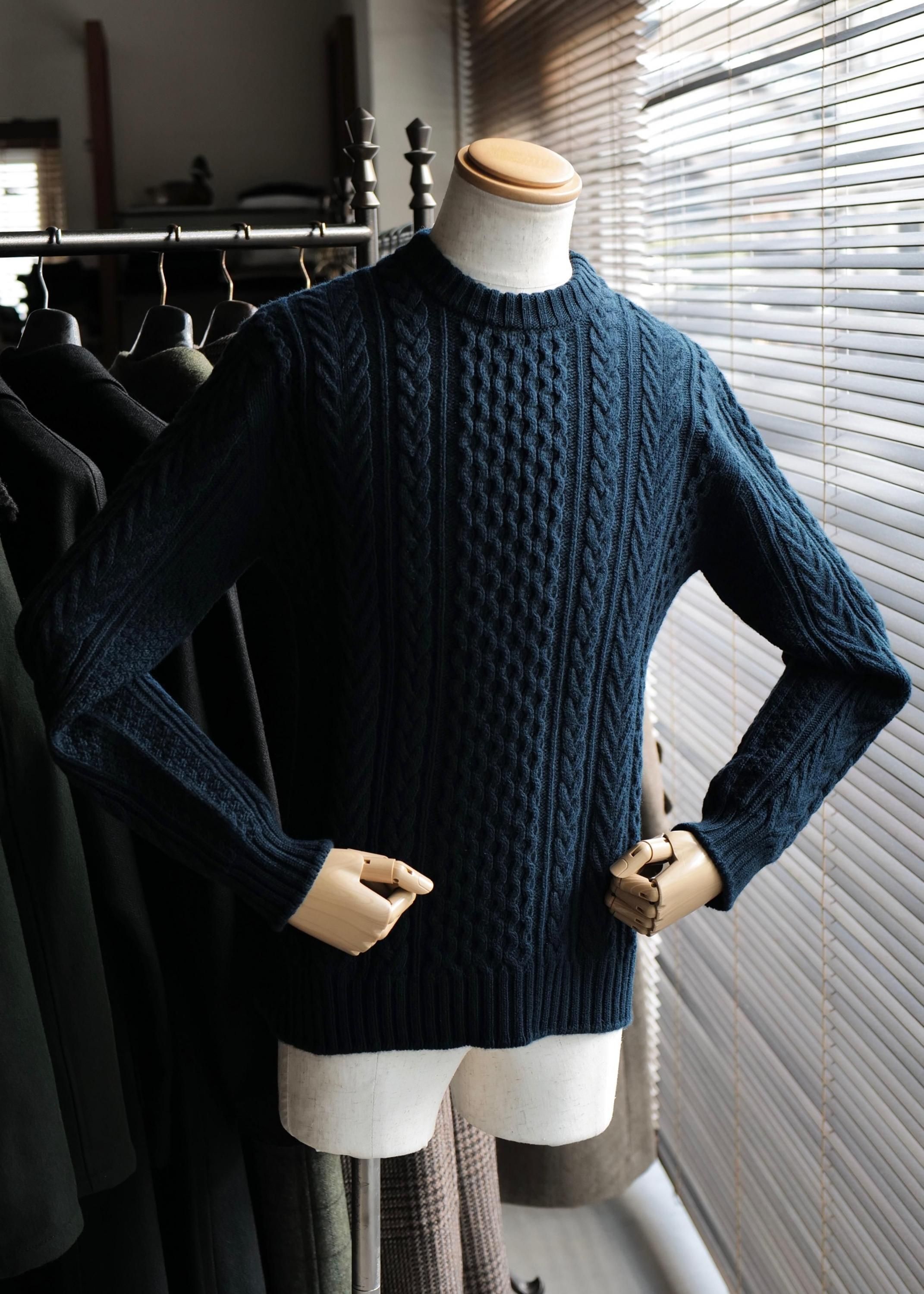 た*な様 Johnstons of Elgin　カシミヤ　アランニット　フィッシ Johnstons of Elgin】8plyカシミアアランセーター - SUGURU SHOP