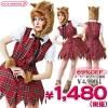 1143E★<即納!特価!在庫限り!> ウルフガール JK風オオカミ サイズ:レディース ●ハロウィン コスプレ衣装●