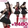 1125D★<即納!特価!在庫限り!> マジカルデビル ブラック サイズ:レディース ●コスプレ衣装 ハロウィン●