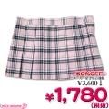 1212F■MB<即納!特価!在庫限り!> 超ミニチェックスカート単品 色:ピンクチェック サイズ:M/BIG