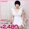 1235A▼<即納!特価!在庫限り!> おかえりダーリンエプロン 色:白 サイズ:フリー