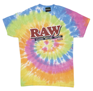 RAW LOGO Tie-dye T-shirt