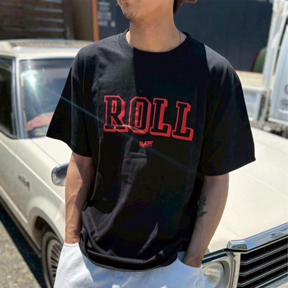 <img class='new_mark_img1' src='https://img.shop-pro.jp/img/new/icons1.gif' style='border:none;display:inline;margin:0px;padding:0px;width:auto;' />RAW College Roll Tee