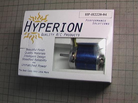 HYPERION H2220シリーズ 4-Turn/3148kv 84g Brushless Motor（超特価） - Ｒ／Ｃ ＮＥＴ　ＳＨＯＰ　 atorie_m_m