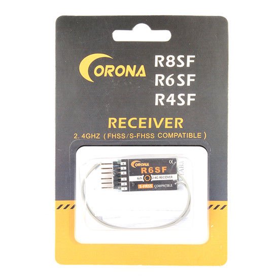 Corona R6SF 2.4G 6CH S-FHSS/FHSS受信機（特価） - Ｒ／Ｃ ＮＥＴ