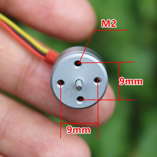 ブラシレスモーター1104 4300kv 1-2s（5.5ｇ）（超特価） - Ｒ／Ｃ