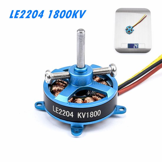 F3PブラシレスモーターLE2204 1800kv 2~3s（24ｇ）（特価） - Ｒ／Ｃ ＮＥＴ ＳＨＯＰ atorie_m_m