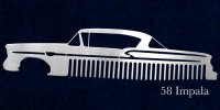 【限定数入荷!!! Made In USA!!!】1958 Impala ステンレスコーム／ボトルオープナー