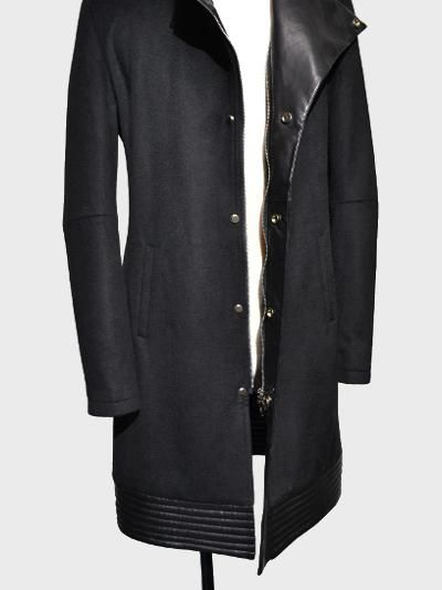 LEONARD WONG(レオナード・ウォン) | LEATHER FOLDER WOOL LONG