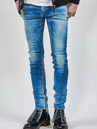 ys Yuji SUGENO(イース ユウジ スゲノ) | USED Hybrid Stretch Denim Skinny Pants　INDIGO  | 原宿VILLAGE