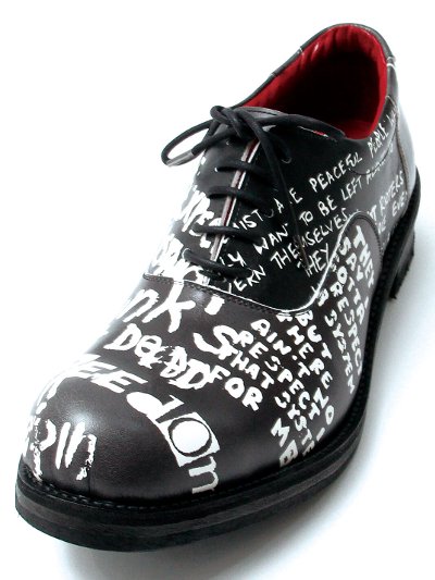 ブラックハニーチリクッキー Message Print Shoes