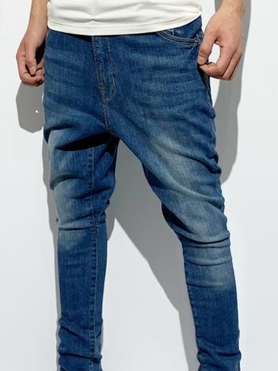agr Sarrouel Denim PT-Faded Indigo サルエル