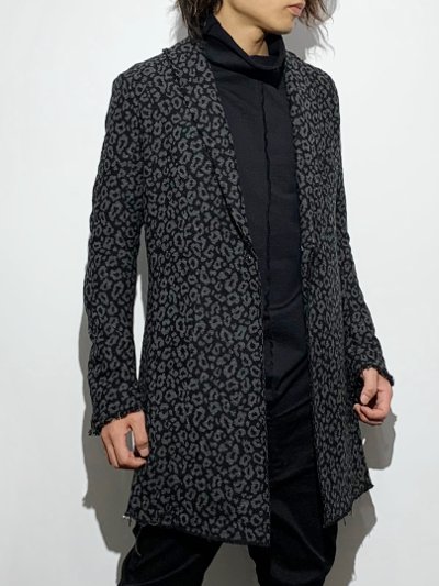 gene par YUKIO MISHIBA(ジェネパー ユキオミシバ) | Leopard JQ Hook Long Jacket |  原宿VILLAGE