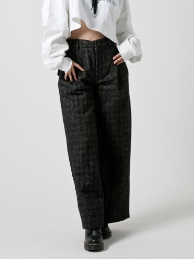 Bennu(ヴェンヌ) | England Tweed Wide Pants | 原宿VILLAGE