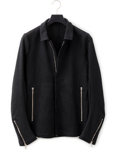 gene par YUKIO MISHIBA(ジェネパー ユキオミシバ) | Cotton Mesh Blouson　Black | 原宿VILLAGE