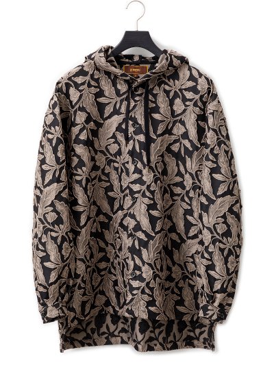 メンズBennu(ヴェンヌ) | 3D Flower Jacquard Hooded Shirts | 原宿VILLAGE