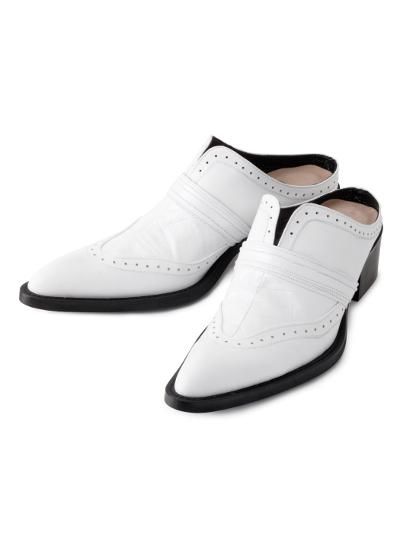 POTENZA(ポテンザ) | Insert Mules - Metallic Croco - | 原宿