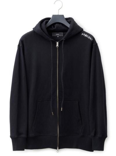 ys Yuji SUGENO(イース ユウジ スゲノ) | ys Mark Zip Hoodie BLACK