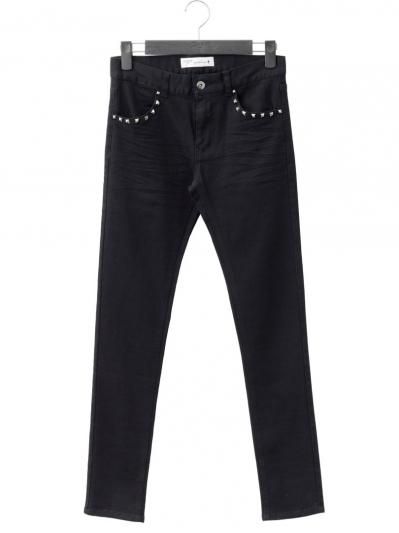 agr | Studs Skinny Denim PT | HARAJUKU VILLAGE