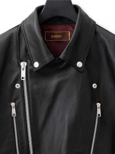 Bennu | UK Sheep Leather Big Double Riders Jacket | HARAJUKU