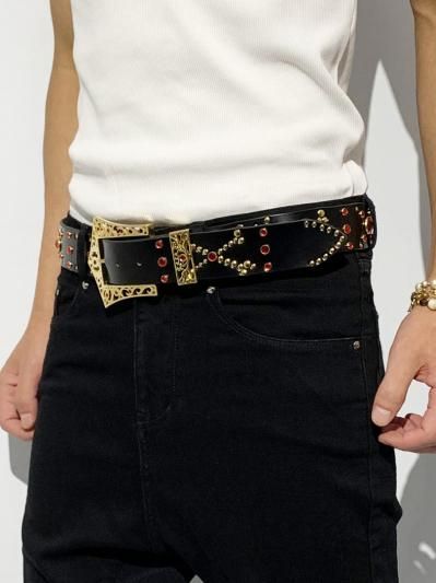 POTENZA | POTENZA BELT - XXX - BLACK | HARAJUKU VILLAGE