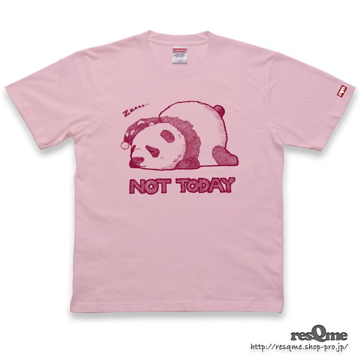 NotToday -PANDA- TEE (BabyPink)