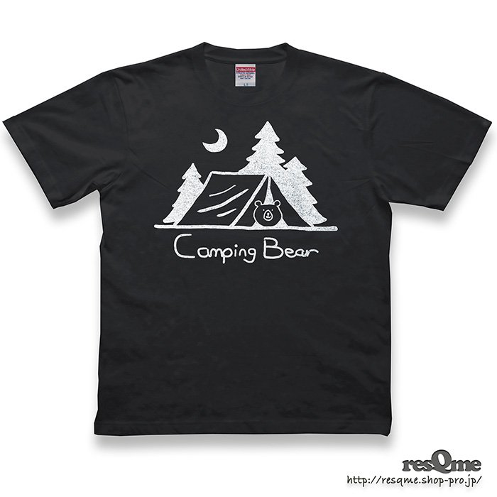 Camping BEAR TEE (Black)
