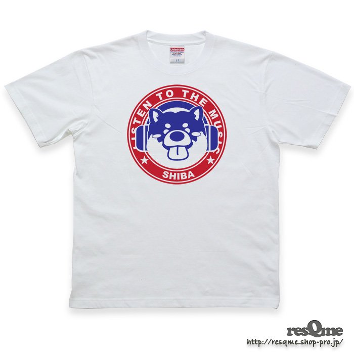 <img class='new_mark_img1' src='https://img.shop-pro.jp/img/new/icons1.gif' style='border:none;display:inline;margin:0px;padding:0px;width:auto;' />MUSIC SHIBA Vol.2 TEE (White01)　柴犬