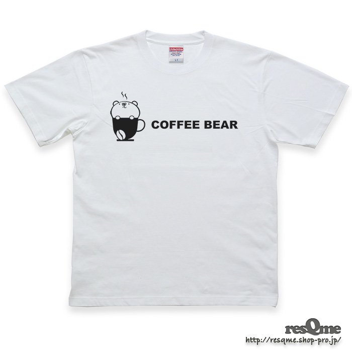 Coffee BEAR Vol.2 TEE (white01)