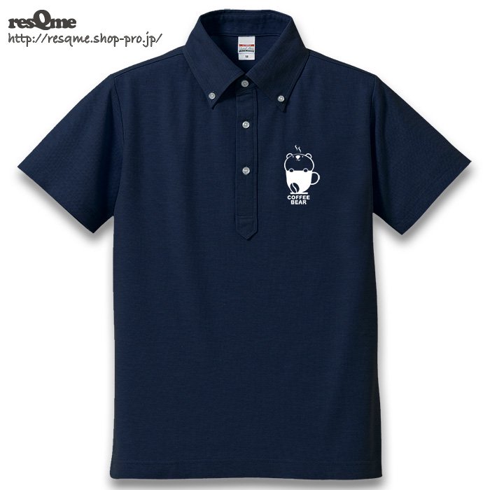 <img class='new_mark_img1' src='https://img.shop-pro.jp/img/new/icons1.gif' style='border:none;display:inline;margin:0px;padding:0px;width:auto;' />[POLO] Coffee BEAR POLO (Navy)