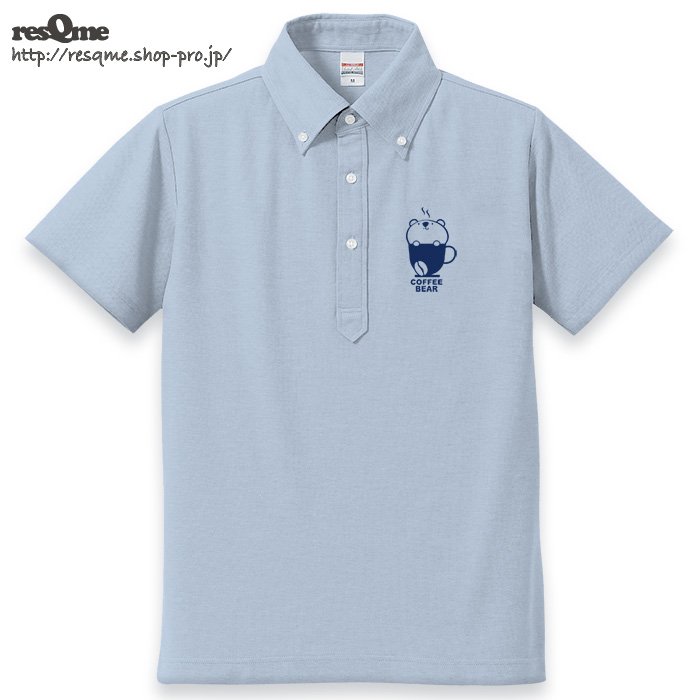 <img class='new_mark_img1' src='https://img.shop-pro.jp/img/new/icons1.gif' style='border:none;display:inline;margin:0px;padding:0px;width:auto;' />[POLO] Coffee BEAR POLO (OXBlue)