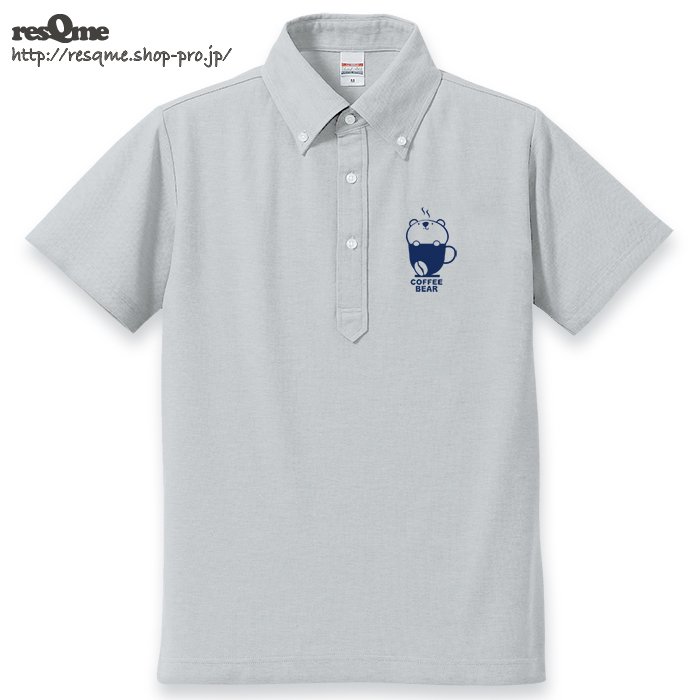 <img class='new_mark_img1' src='https://img.shop-pro.jp/img/new/icons1.gif' style='border:none;display:inline;margin:0px;padding:0px;width:auto;' />[POLO] Coffee BEAR POLO (OXGray)