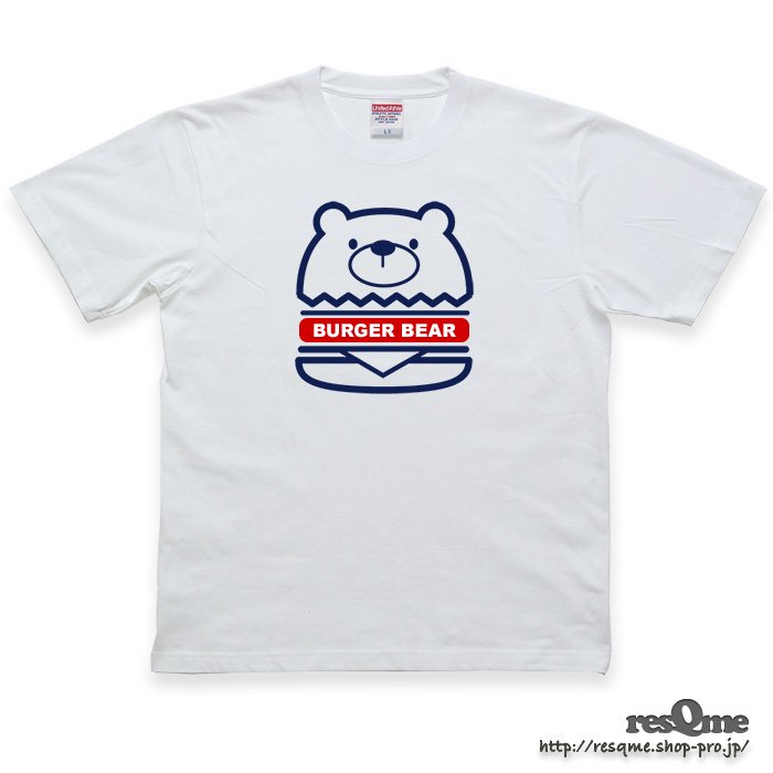 <img class='new_mark_img1' src='https://img.shop-pro.jp/img/new/icons1.gif' style='border:none;display:inline;margin:0px;padding:0px;width:auto;' />Burger BEAR TEE (White01)
