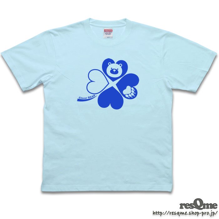 <img class='new_mark_img1' src='https://img.shop-pro.jp/img/new/icons1.gif' style='border:none;display:inline;margin:0px;padding:0px;width:auto;' />Clover TEE (LightBlue)