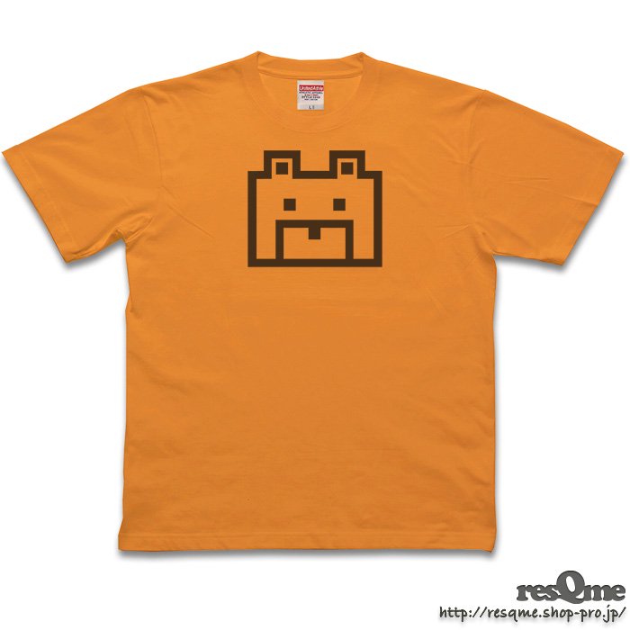 CubeBEAR TEE (Orange) 熊 クマ Tシャツ