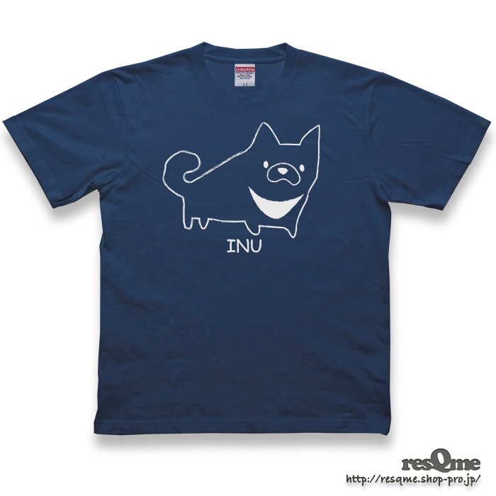 INU TEE (Indigo) 柴犬 Tシャツ